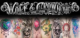 Wolf & Crown Tattoo